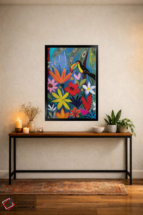 تابلو دکوراتیو توکان در شب اثر ماگالی مودوکس - D4B