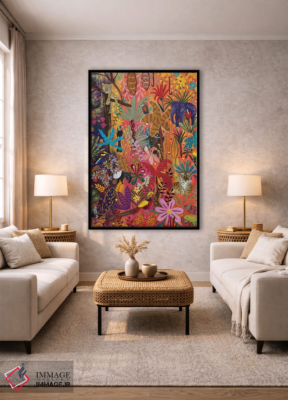 تابلو دکوراتیو "به بهشت خوش آمدید" اثر ماگالی مودوکس - D2B