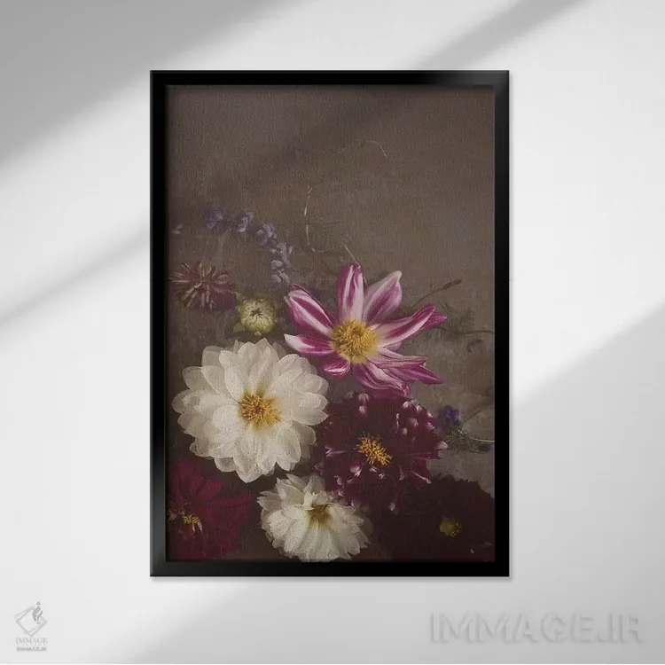 تابلو دکوراتیو "دااهلیاهای تاریک نهایی" اثر مندی لین - نمای قابدار مشکی