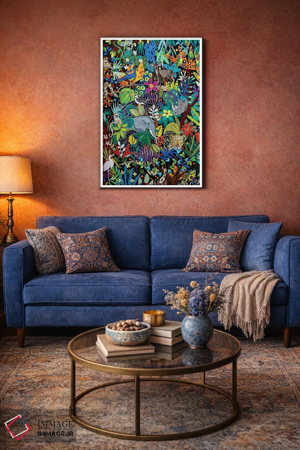 تابلو دکوراتیو "گم شده در جنگل" اثر ماگالی مودوکس - D5W