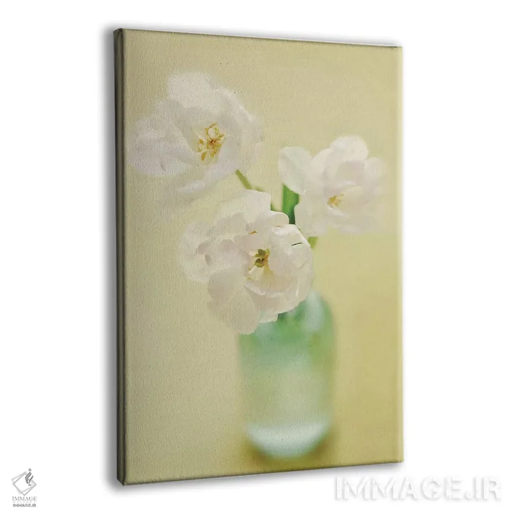 تابلو دکوراتیو لاله ها اثر مندی لین - نمای پرسپکتیو محصول