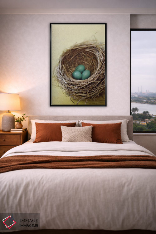 تابلو دکوراتیو لانه اثر مندی لین - D4B