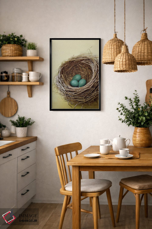 تابلو دکوراتیو لانه اثر مندی لین - D5B