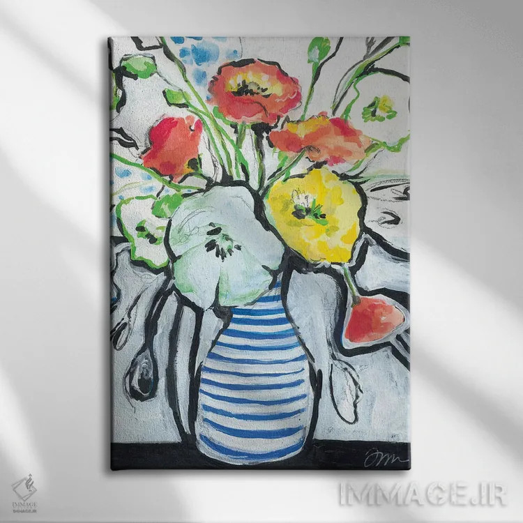 تابلو دکوراتیو دوستان برای همیشه اثر جسیکا مینگو - نمای روبهرو روی دیوار