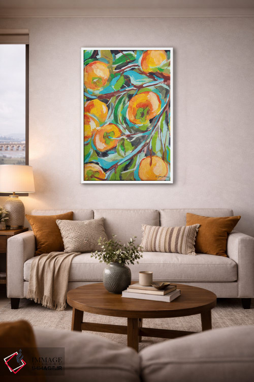 تابلو دکوراتیو خرمالو اثر جسیکا مینگو - D2W