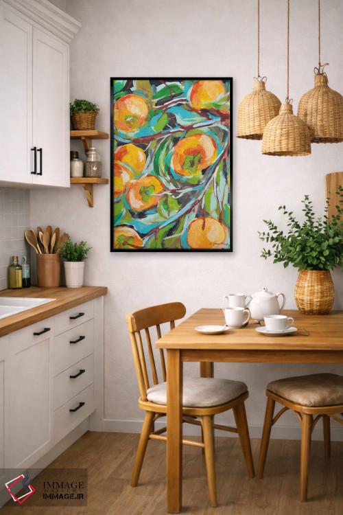 تابلو دکوراتیو خرمالو اثر جسیکا مینگو - D5B