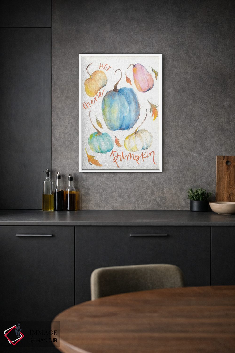 تابلو دکوراتیو هی کدو حلوایی اثر جسیکا مینگو - D1W