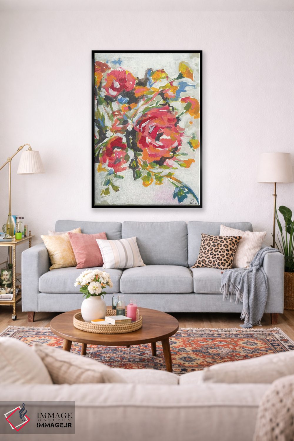 تابلو مدرن لبخند ۳ اثر جسیکا مینگو - D1B