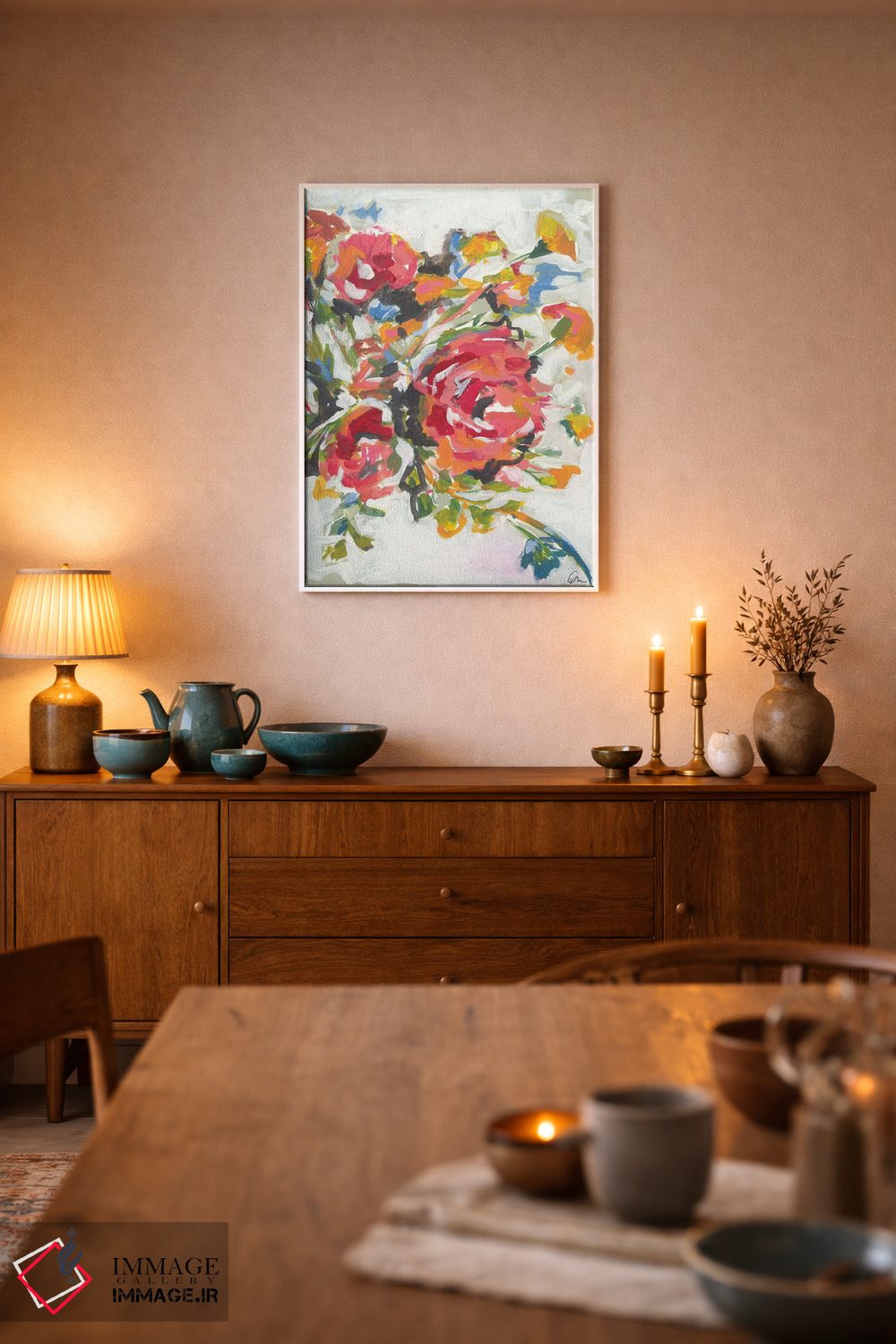 تابلو مدرن لبخند ۳ اثر جسیکا مینگو - D6W