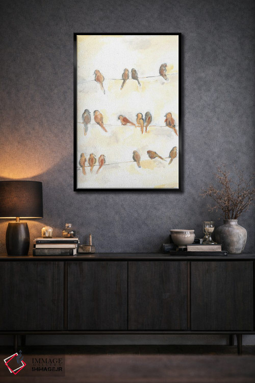 تابلو دکوراتیو خانه های دنج اثر جسیکا مینگو - D1B