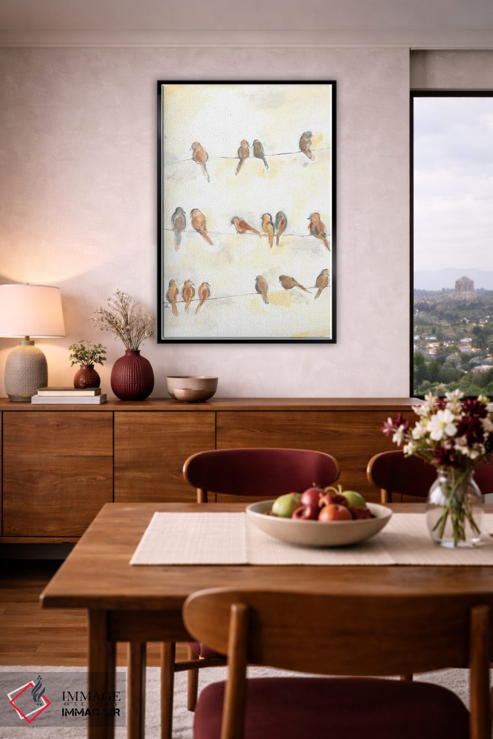 تابلو دکوراتیو خانه های دنج اثر جسیکا مینگو - D4B