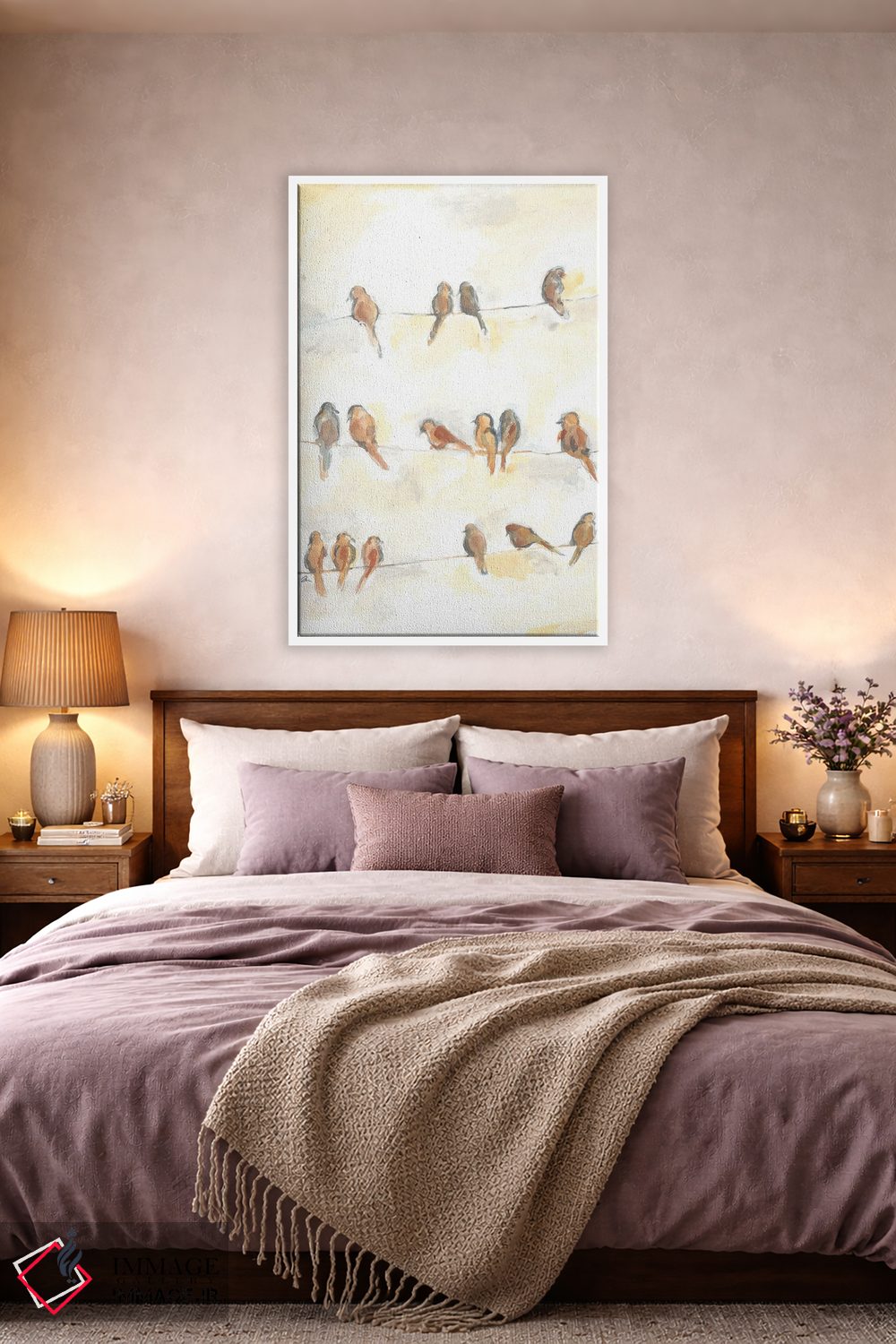 تابلو دکوراتیو خانه های دنج اثر جسیکا مینگو - D2W