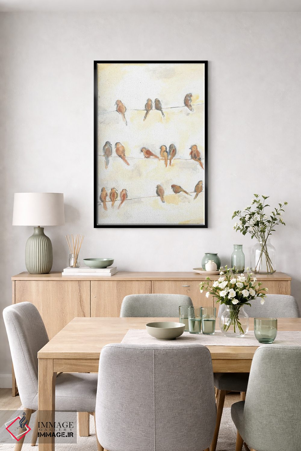 تابلو دکوراتیو خانه های دنج اثر جسیکا مینگو - D6B