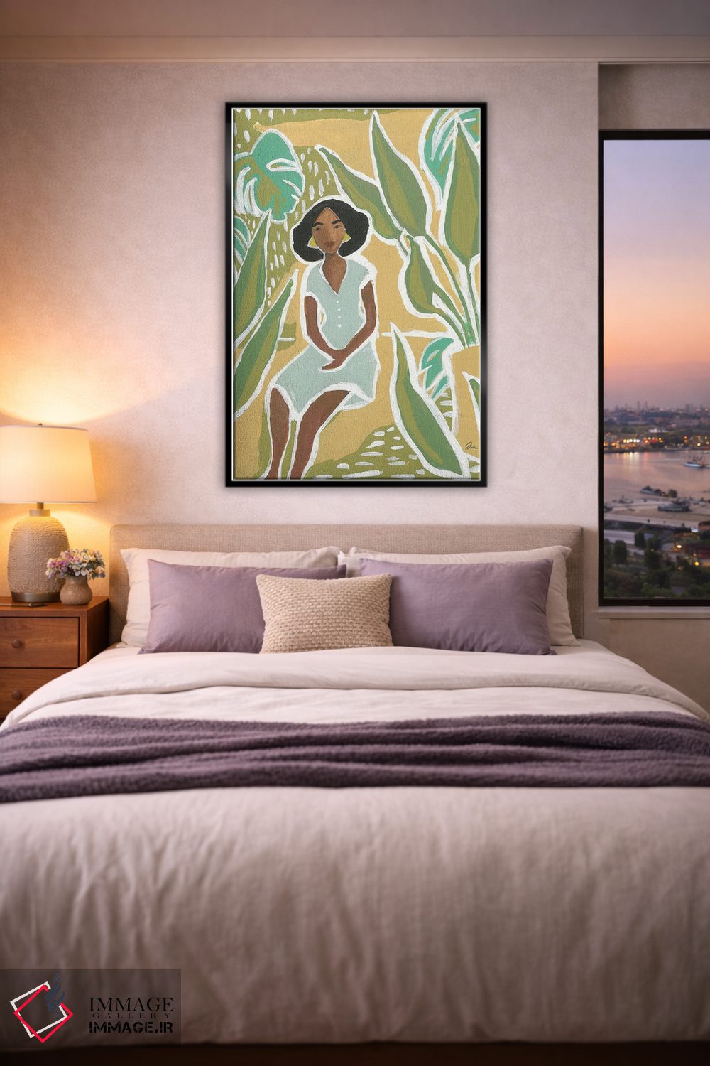 تابلو دکوراتیو آفتاب گرم اثر جسیکا مینگو - D6B