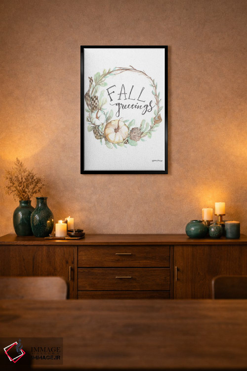 تابلو دکوراتیو تبریک های پاییزی اثر جسیکا مینگو - D2B