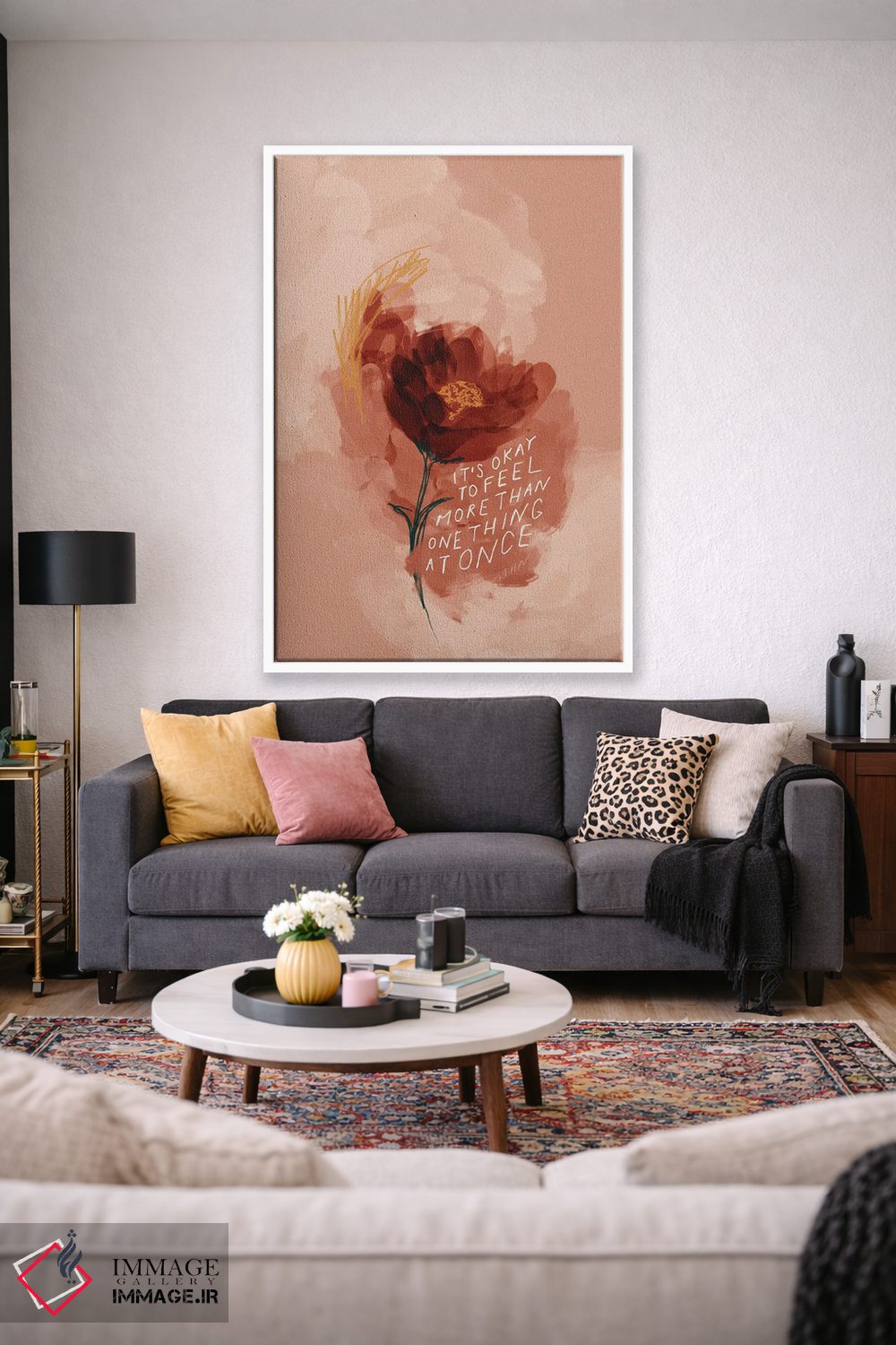 تابلو مدرن اشکالی ندارد که بیش از یک حس داشته باشی اثر مورگان هارپر نیکولز - D1W