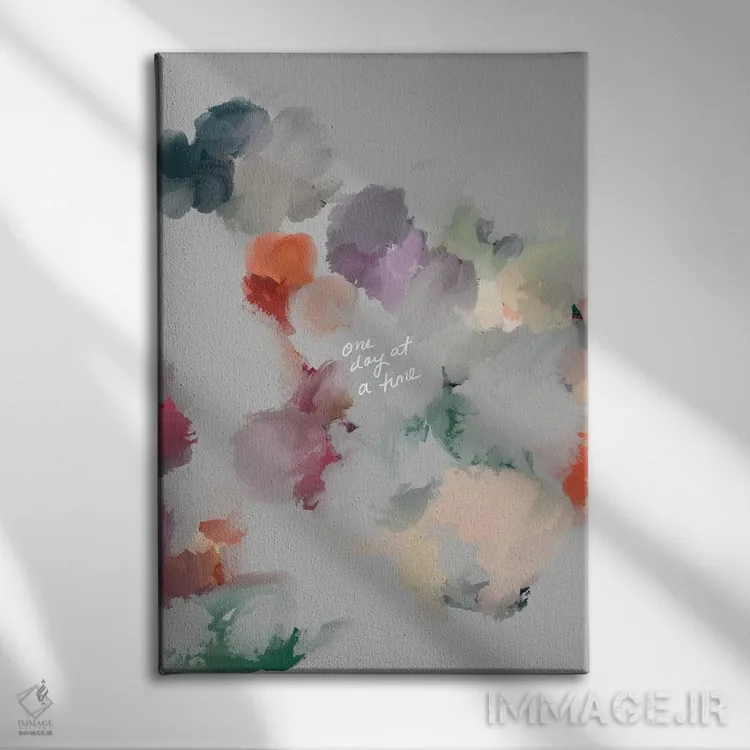 تابلو مدرن روزی یک روز اثر مورگان هارپر نیکولز - نمای روبهرو روی دیوار