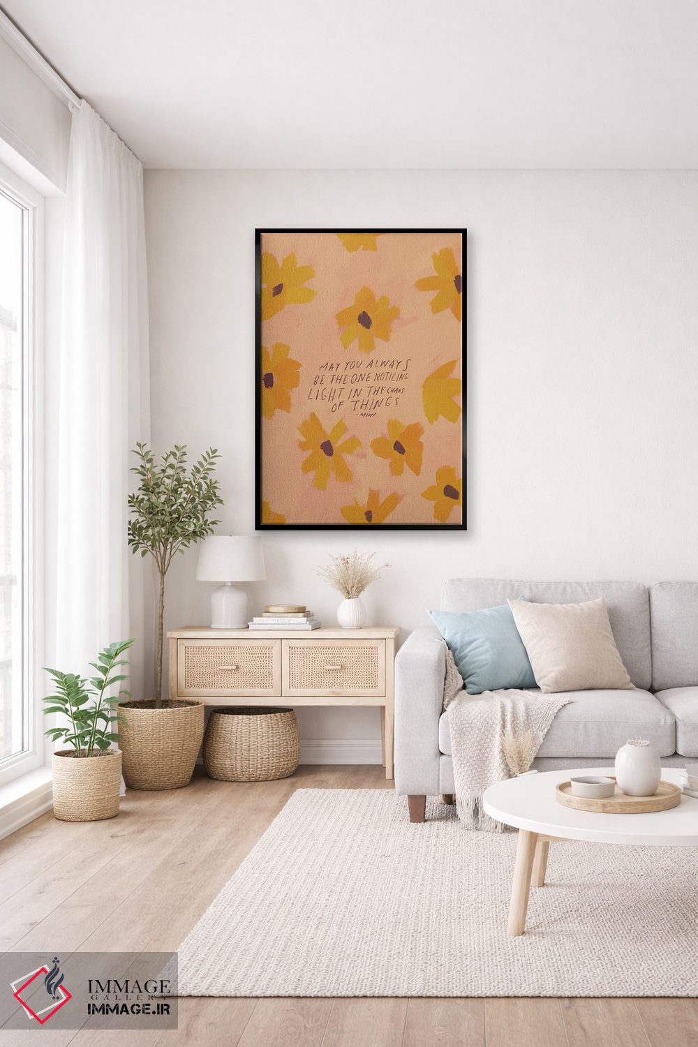 تابلو مدرن همیشه کسی باش که متوجه می شود اثر مورگان هارپر نیکولز - D4B