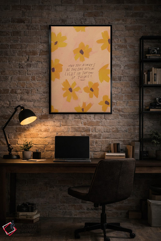 تابلو مدرن همیشه کسی باش که متوجه می شود اثر مورگان هارپر نیکولز - D6B