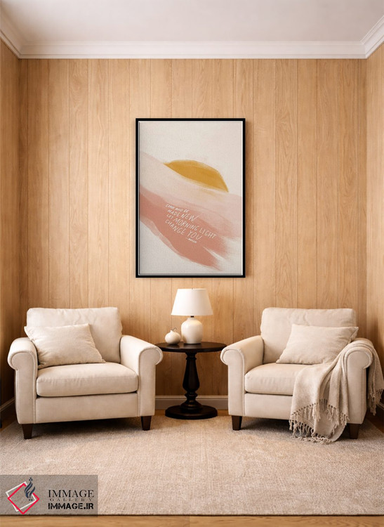 تابلو مینیمال بیا و نو شو اثر مورگان هارپر نیکولز - D3B