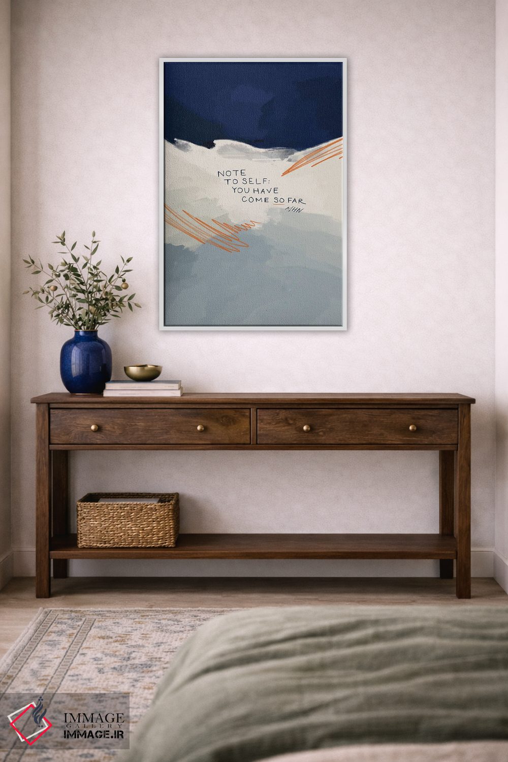 تابلو مدرن یادداشت به خود: تو خیلی راه آمده ای اثر مورگان هارپر نیکولز - D3W