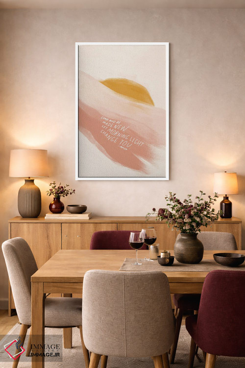 تابلو مینیمال بیا و نو شو اثر مورگان هارپر نیکولز - D5W