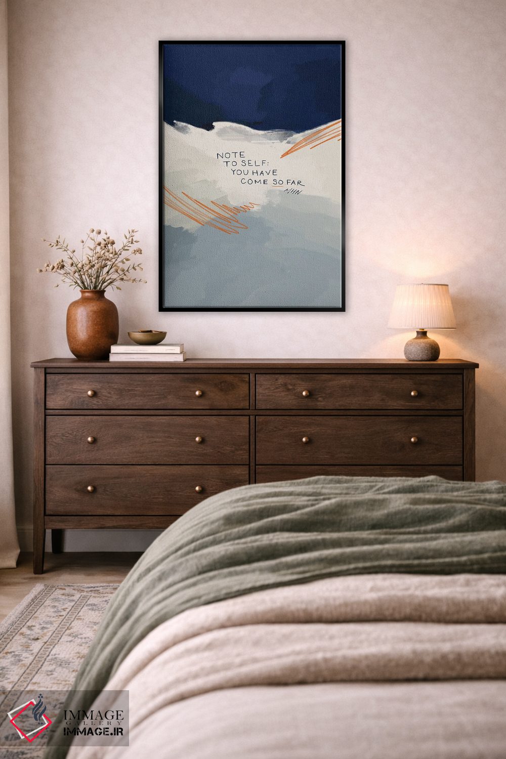 تابلو مدرن یادداشت به خود: تو خیلی راه آمده ای اثر مورگان هارپر نیکولز - D4B