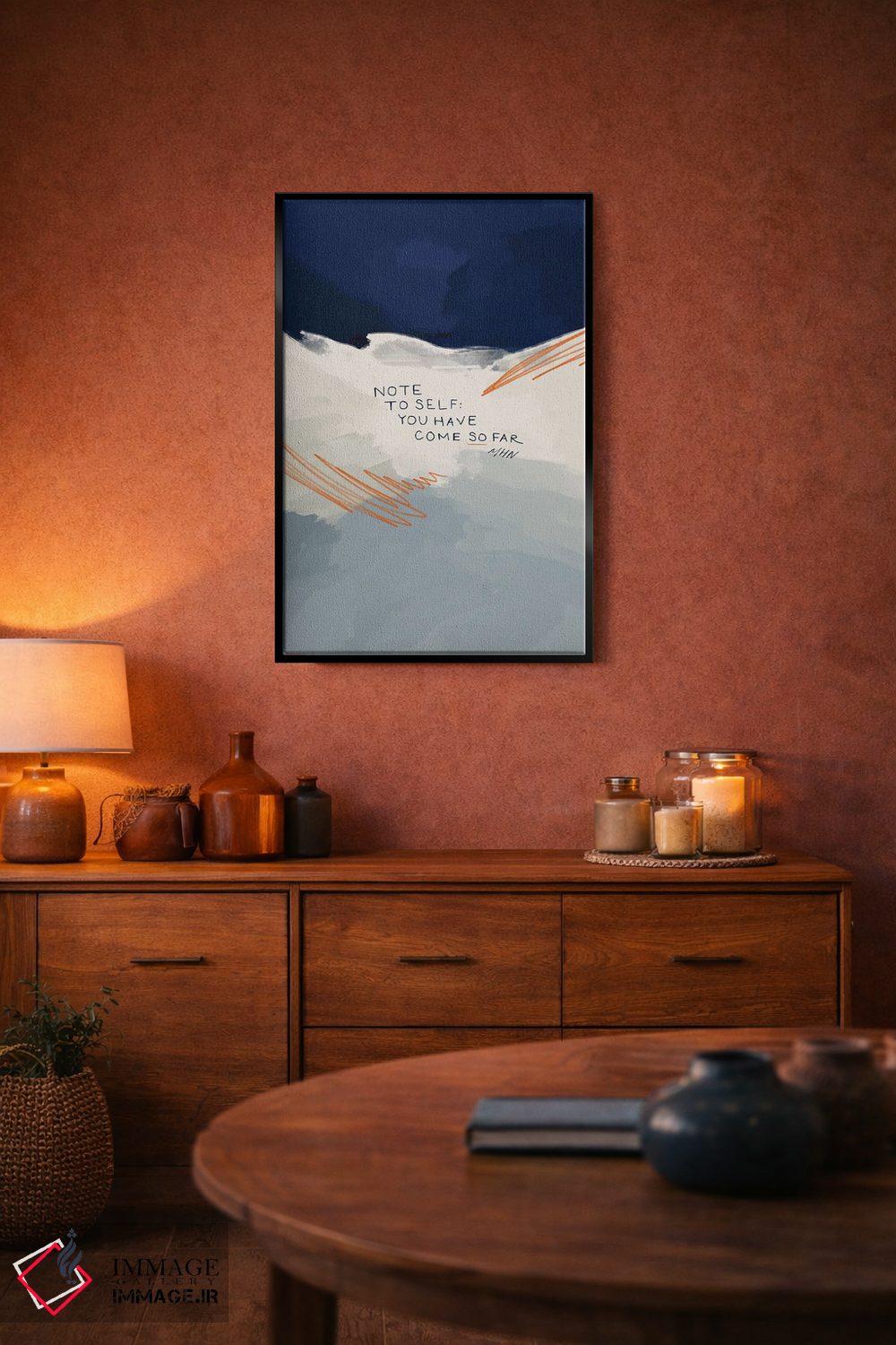 تابلو مدرن یادداشت به خود: تو خیلی راه آمده ای اثر مورگان هارپر نیکولز - D5B