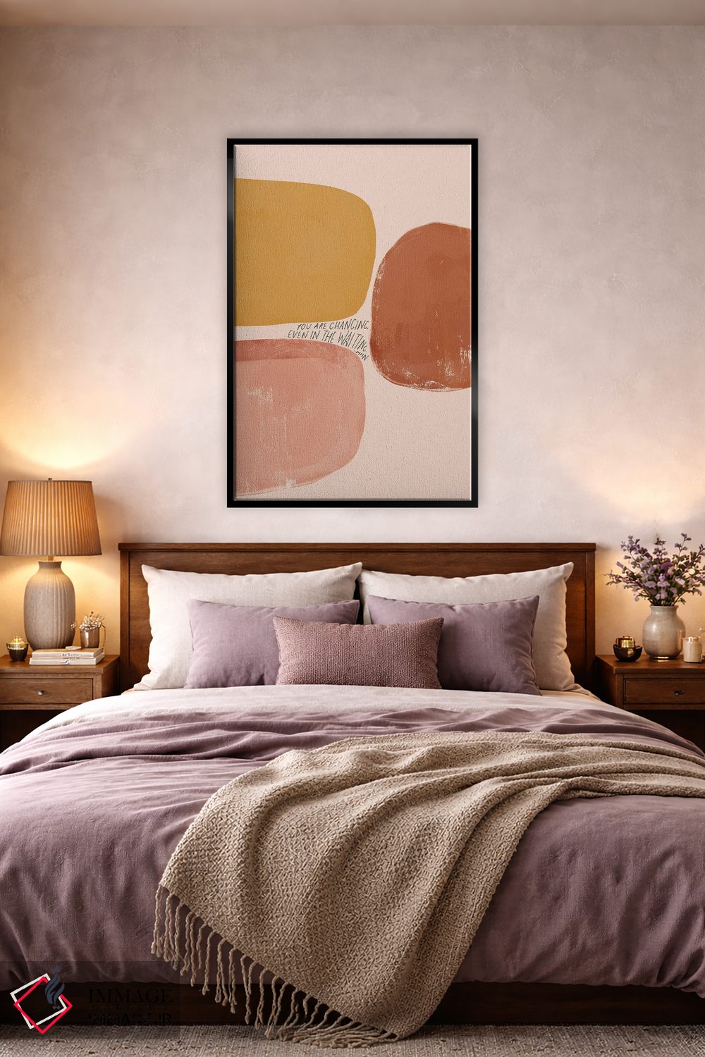 تابلو مینیمال تغییر کردن حتی در انتظار اثر مورگان هارپر نیکولز - D3B