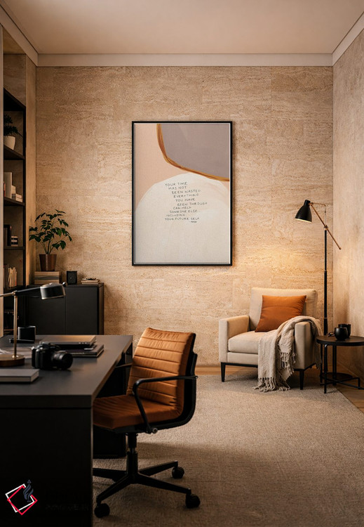 تابلو مدرن وقتت هدر نرفته است اثر مورگان هارپر نیکولز - D4B