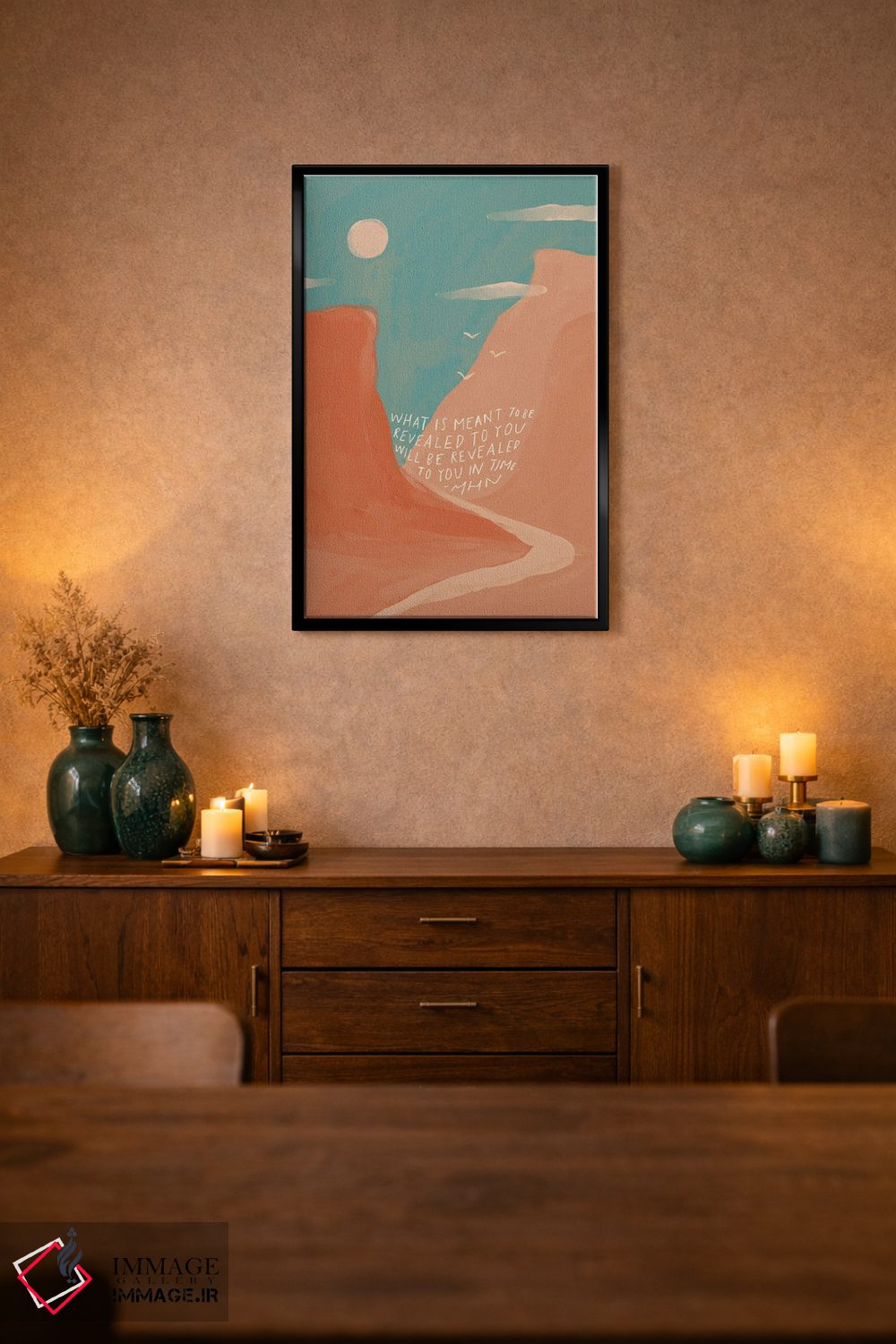 تابلو مدرن تنگه های گرم اثر مورگان هارپر نیکولز - D1B