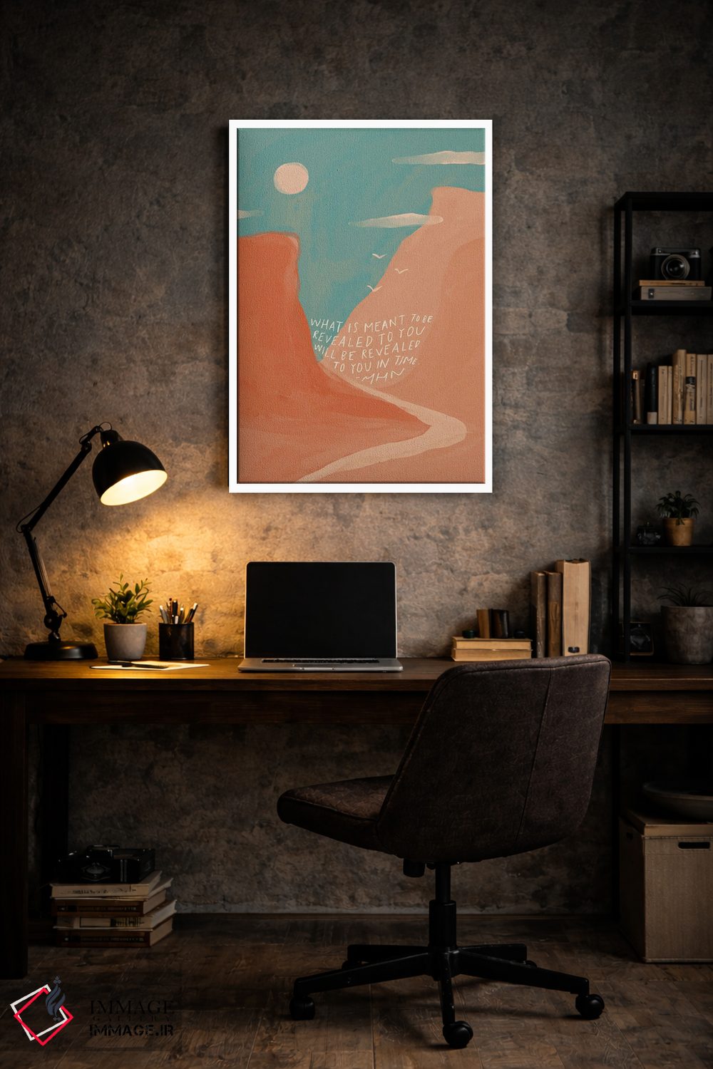 تابلو مدرن تنگه های گرم اثر مورگان هارپر نیکولز - D5W