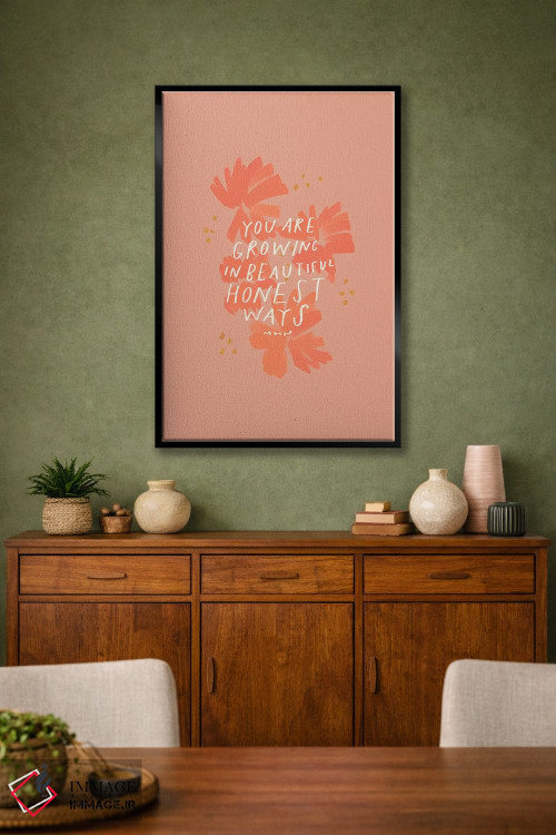 تابلو مدرن تو به روش های زیبا و صادقانه رشد می کنی اثر مورگان هارپر نیکولز - D2B