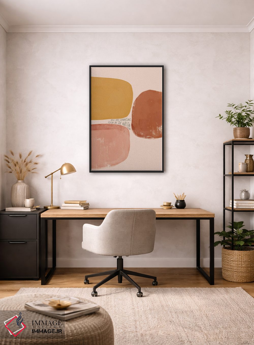 تابلو مدرن حتی در انتظار بودن هم تغییر می کنی اثر مورگان هارپر نیکولز - D6B