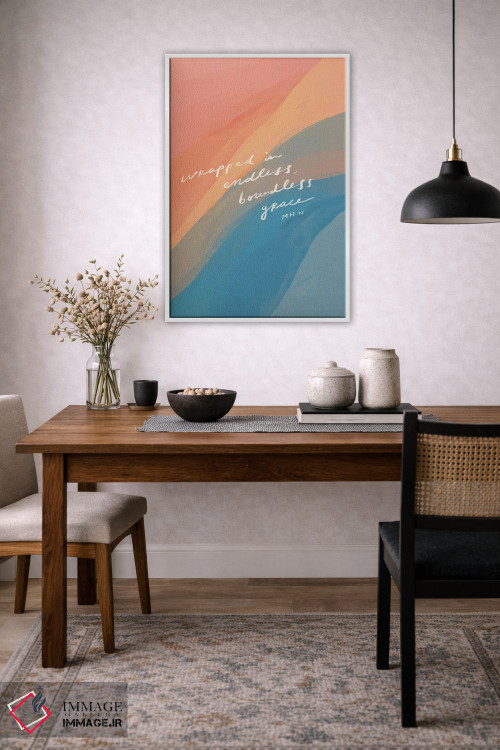 تابلو مدرن پیچیده شده در فیض بی پایان و بی کران اثر مورگان هارپر نیکولز - D3W