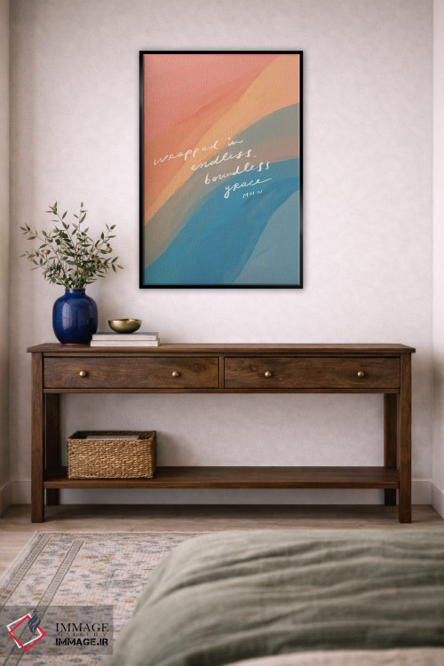 تابلو مدرن پیچیده شده در فیض بی پایان و بی کران اثر مورگان هارپر نیکولز - D5B