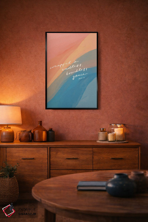 تابلو مدرن پیچیده شده در فیض بی پایان و بی کران اثر مورگان هارپر نیکولز - D6B