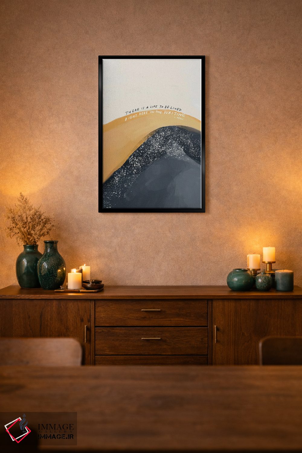تابلو مدرن زندگی ای هست که باید زندگی شود اثر مورگان هارپر نیکولز - D2B