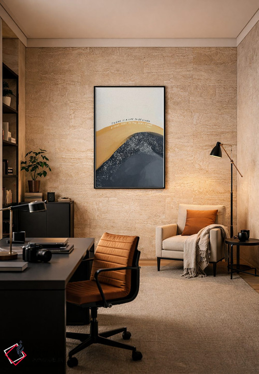 تابلو مدرن زندگی ای هست که باید زندگی شود اثر مورگان هارپر نیکولز - D6B