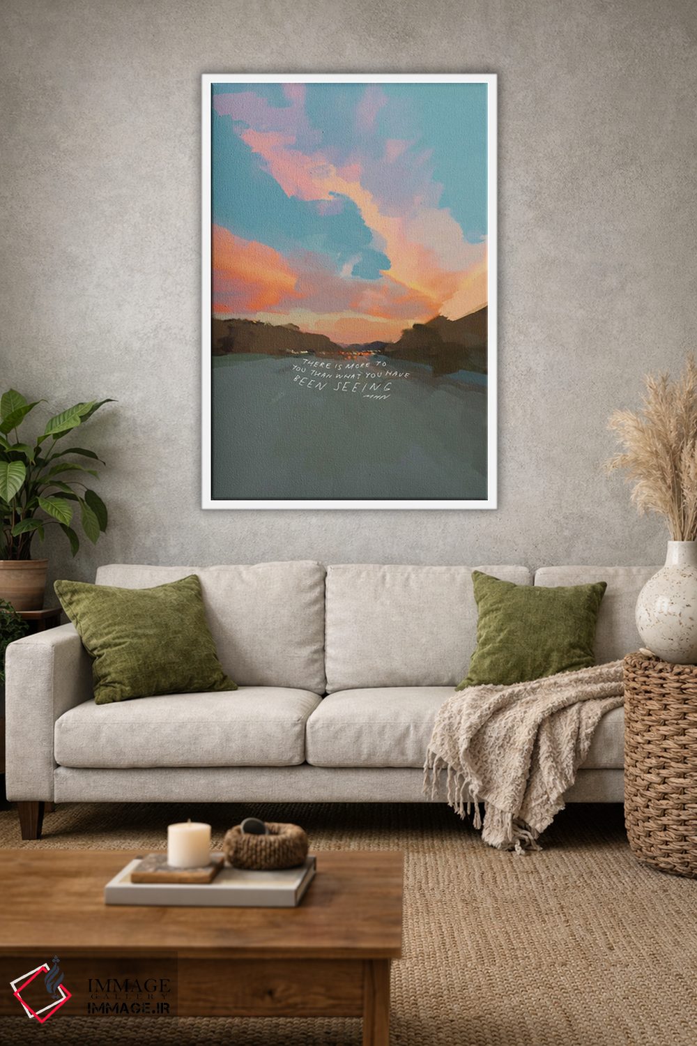 تابلو مدرن تو بیش از آنچه تا به حال دیده ای هستی اثر مورگان هارپر نیکولز - D1W