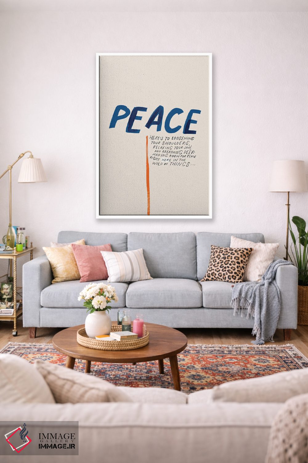تابلو دکوراتیو آرامش: شل کردن شانه هایت اثر مورگان هارپر نیکولز - D1W