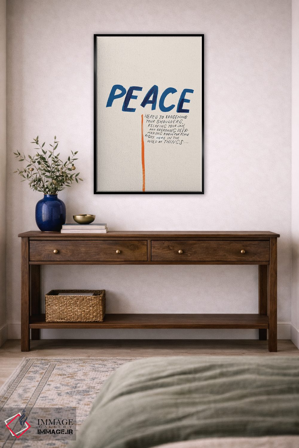 تابلو دکوراتیو آرامش: شل کردن شانه هایت اثر مورگان هارپر نیکولز - D4B