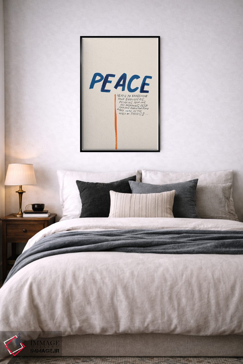 تابلو دکوراتیو آرامش: شل کردن شانه هایت اثر مورگان هارپر نیکولز - D6B