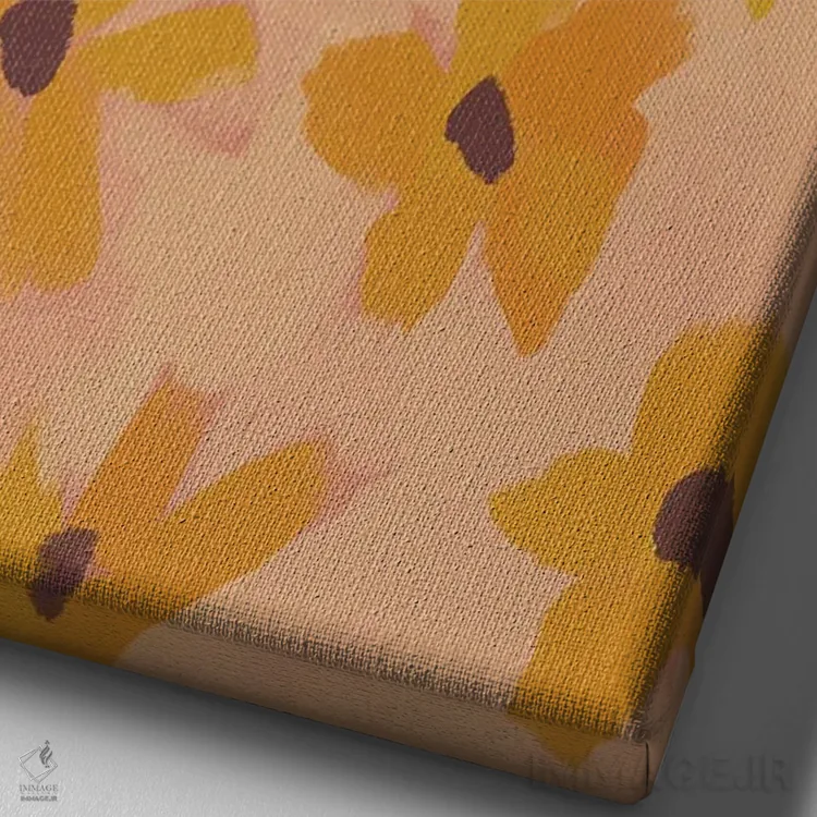 تابلو مدرن نور در هرج و مرج امور اثر مورگان هارپر نیکولز - نمای نزدیک بافت بوم