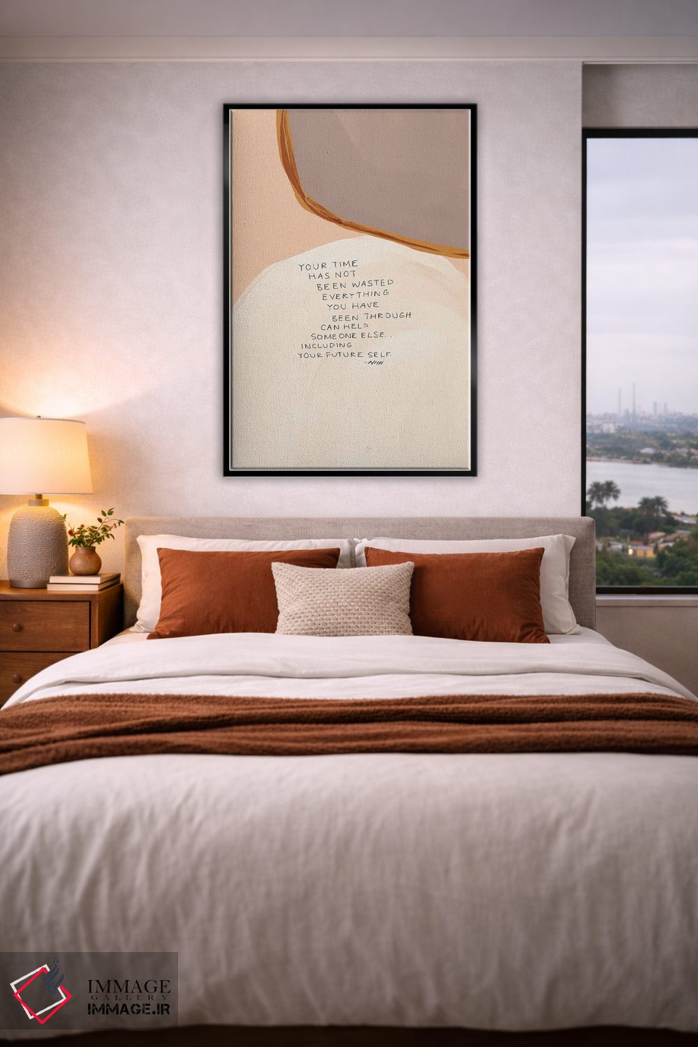 تابلو انتزاعی خود آینده اثر مورگان هارپر نیکولز - D3B