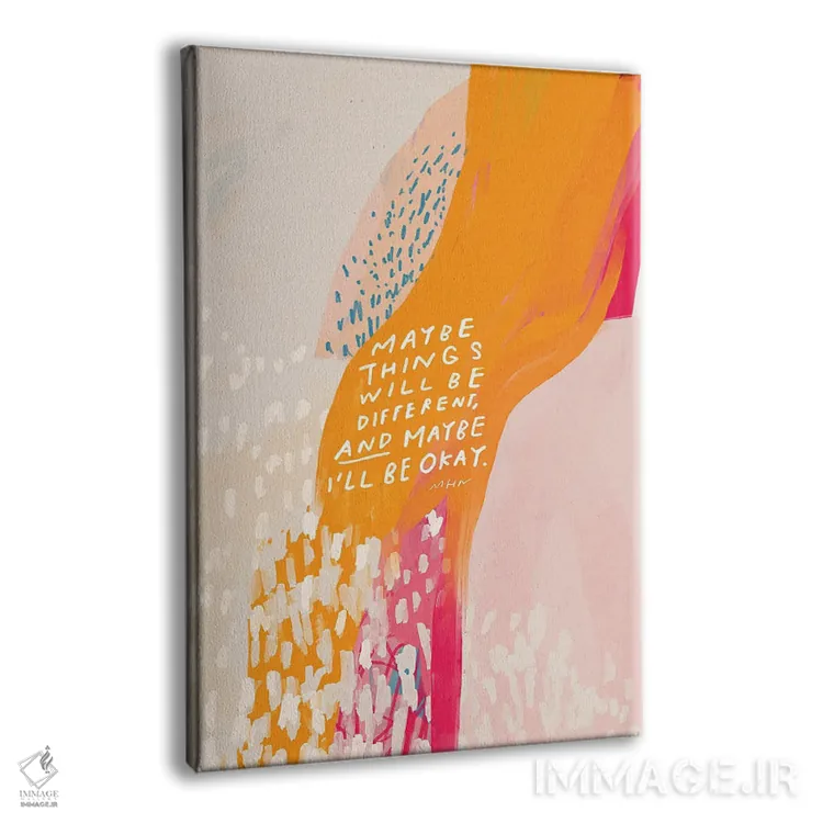 تابلو انتزاعی شاید اوضاع فرق کند اثر مورگان هارپر نیکولز - نمای پرسپکتیو محصول