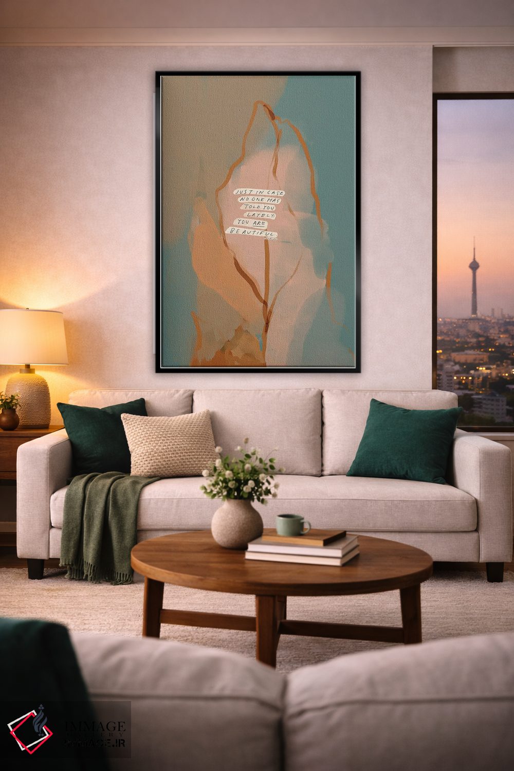 تابلو انتزاعی فقط اگر کسی بهت نگفته باشد اثر مورگان هارپر نیکولز - D1B