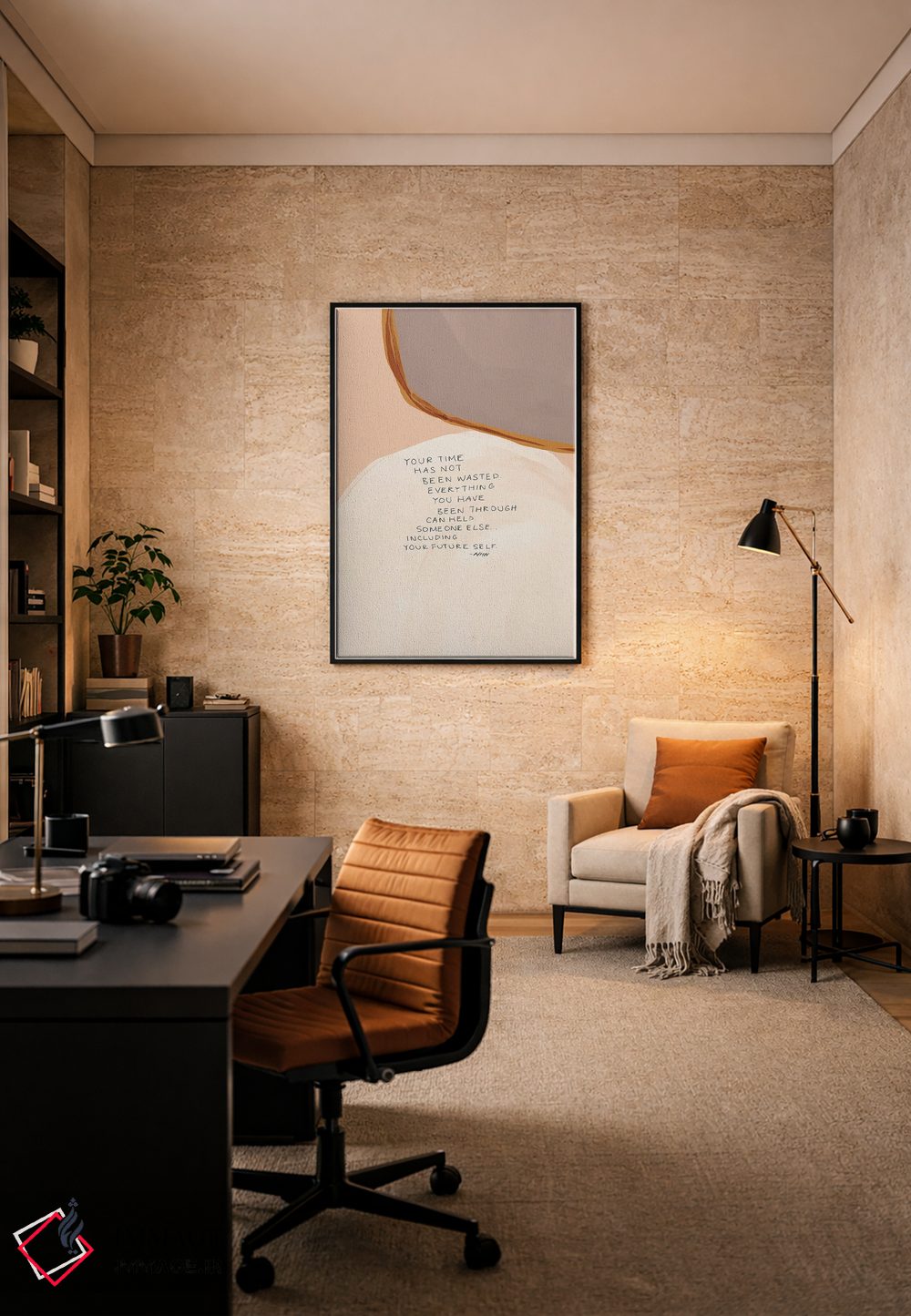 تابلو انتزاعی خود آینده اثر مورگان هارپر نیکولز - D5B