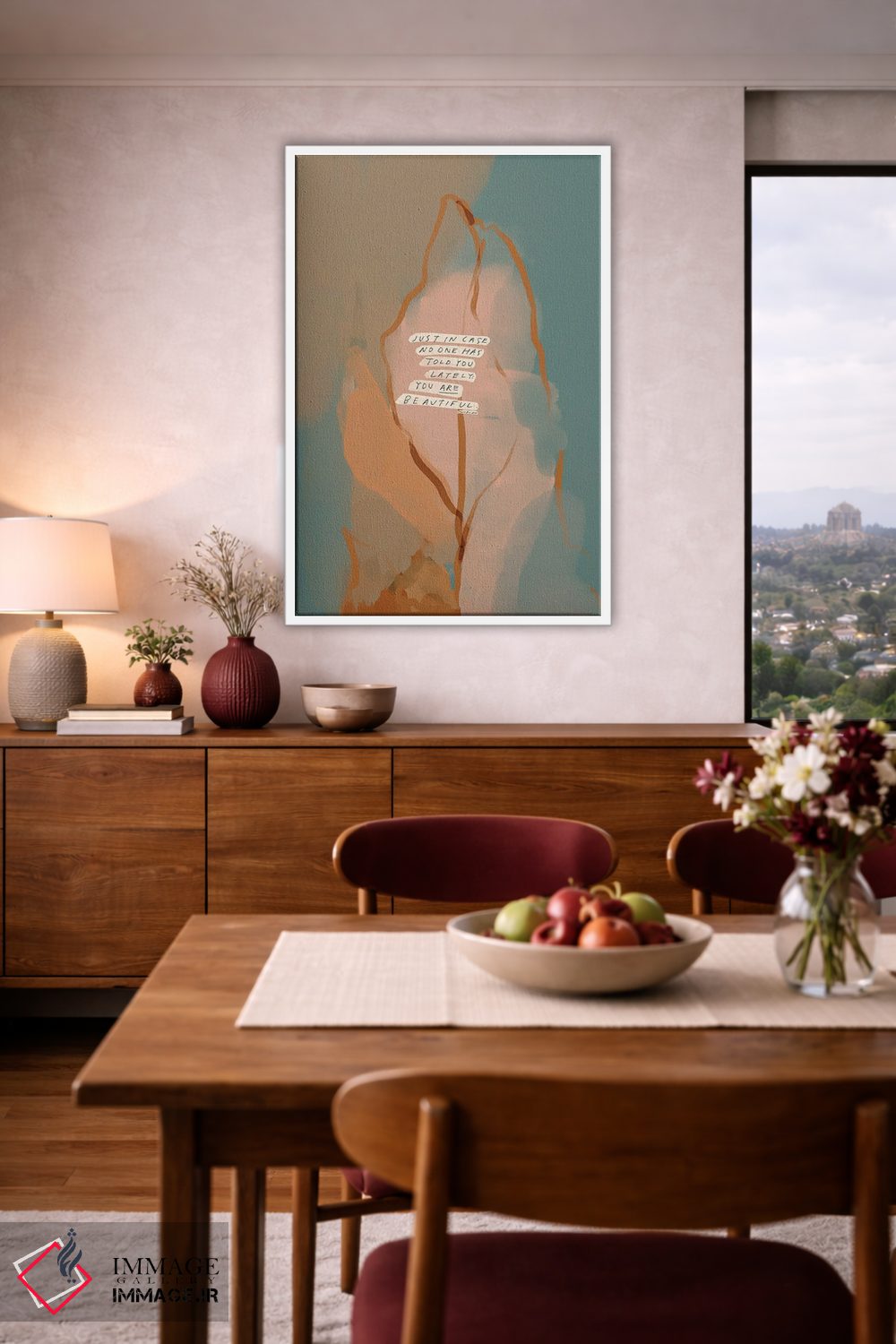 تابلو انتزاعی فقط اگر کسی بهت نگفته باشد اثر مورگان هارپر نیکولز - D2W