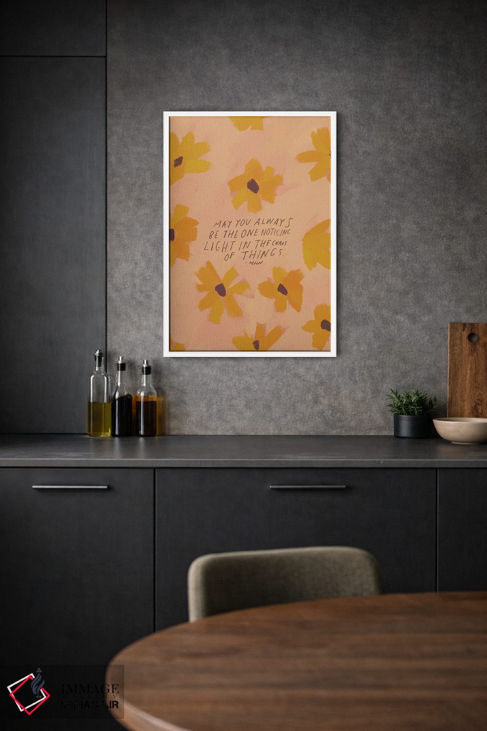 تابلو مدرن نور در هرج و مرج امور اثر مورگان هارپر نیکولز - D1W